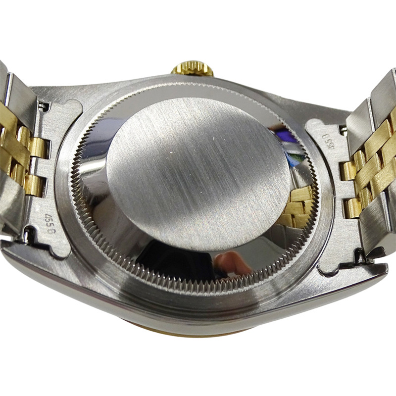 Rolex Datejust 16233 W 編號男士自動腕錶,不鏽鋼、金色和黃色拋光-6