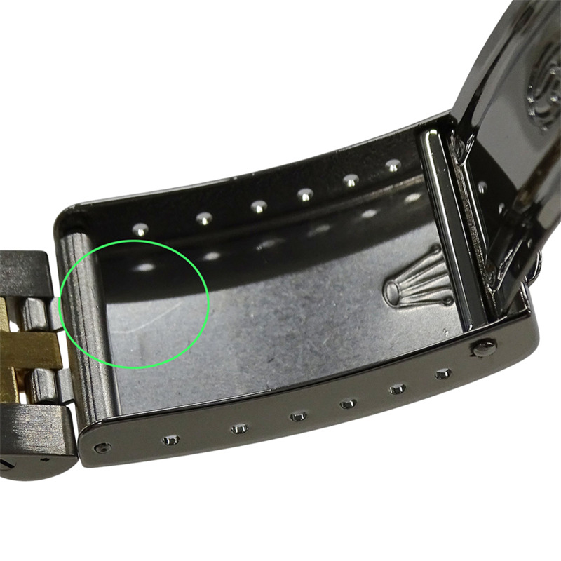 Rolex Datejust 16233 W 編號男士自動腕錶,不鏽鋼、金色和黃色拋光-9