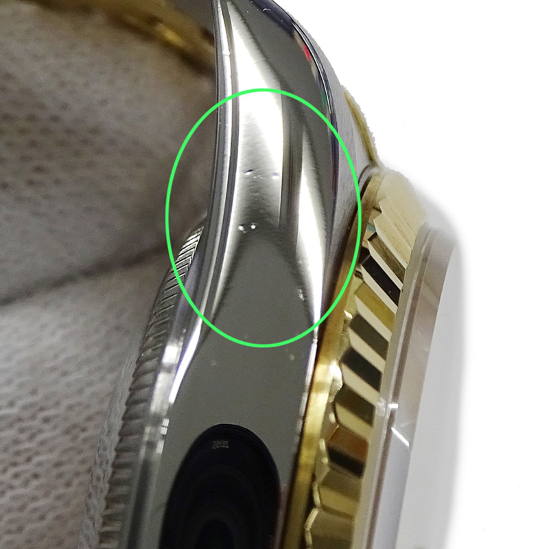 Rolex Datejust 16233 W 編號男士自動腕錶,不鏽鋼、金色和黃色拋光-11