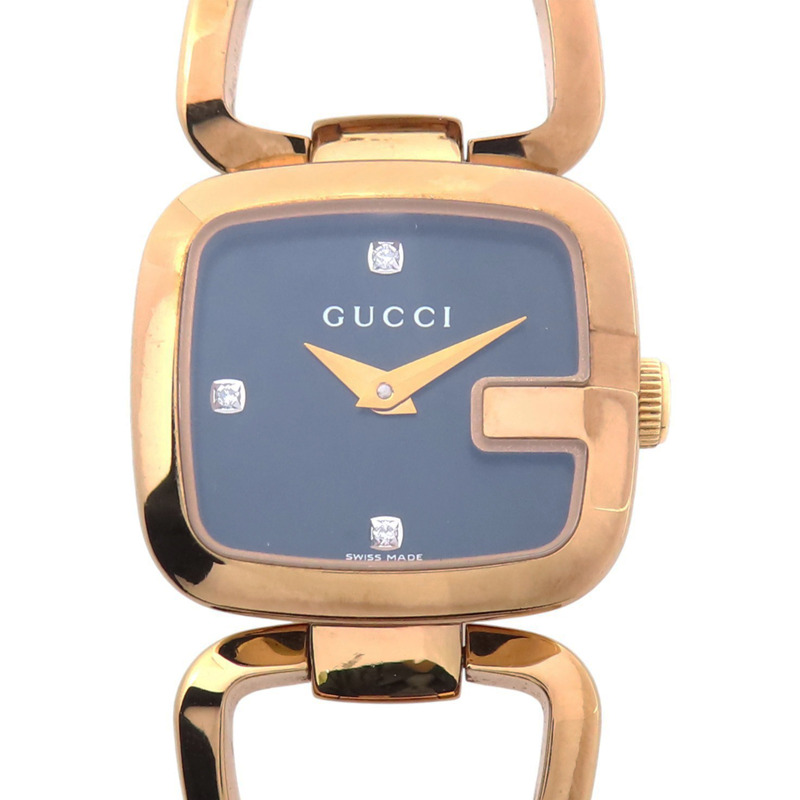 黑色錶盤 金色不鏽鋼 G TIMELESS 腕錶 125.5【GUCCI 古馳】 125.5-0