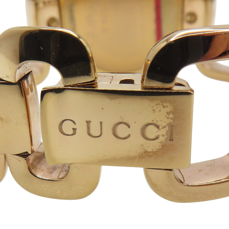 黑色錶盤 金色不鏽鋼 G TIMELESS 腕錶 125.5【GUCCI 古馳】 125.5-9