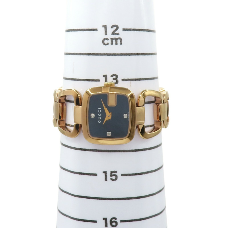 黑色錶盤 金色不鏽鋼 G TIMELESS 腕錶 125.5【GUCCI 古馳】 125.5-13