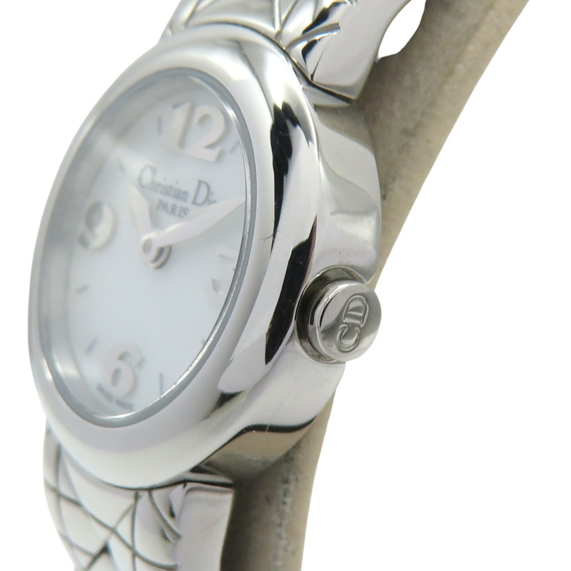 白色錶盤 不鏽鋼 腕錶 D84-100【Dior 迪奧】 D84-100-7