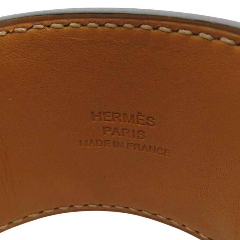 黑色牛皮 CDC Collier De Chien 手環 口Q刻 #S【HERMES 愛馬仕】-5