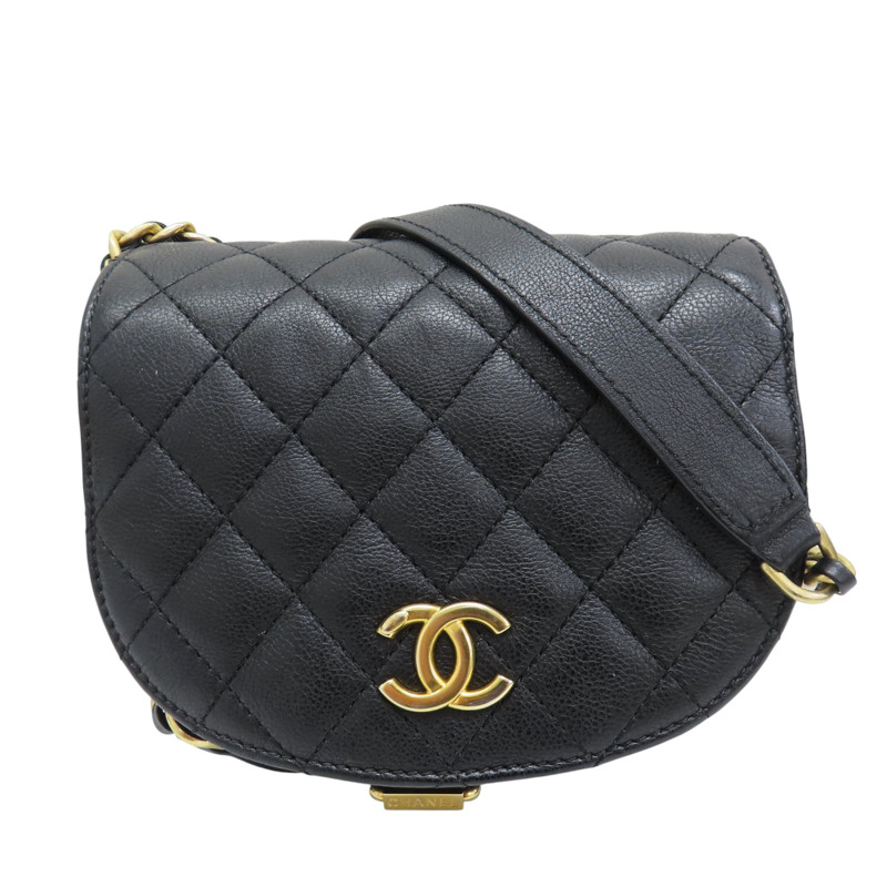 黑色 牛皮 肩背包【CHANEL 香奈兒】-0