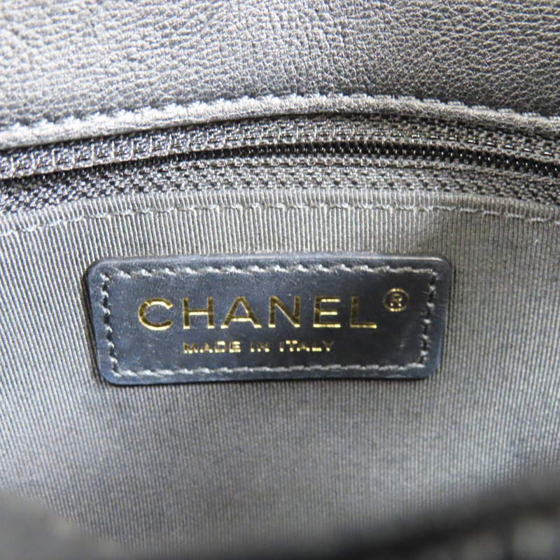 黑色 牛皮 肩背包【CHANEL 香奈兒】-5