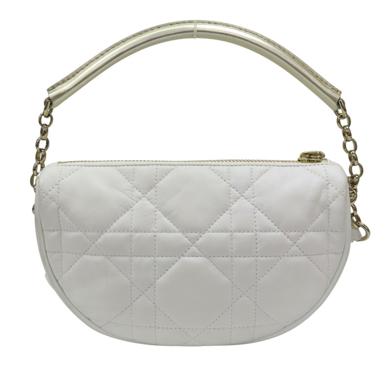 白色羊皮 Vibe hobo 肩背包 [Dior 迪奧]-1