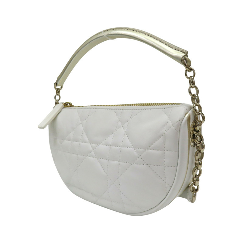 白色羊皮 Vibe hobo 肩背包 [Dior 迪奧]-2