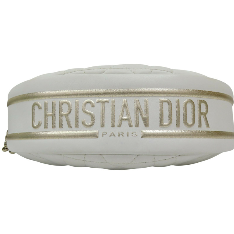 白色羊皮 Vibe hobo 肩背包 [Dior 迪奧]-3