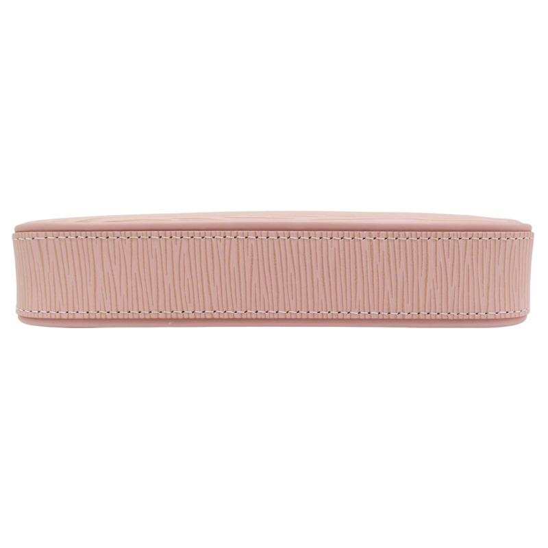 粉色 Epi 水波紋 Easy Pouch Strap 肩背包【LOUIS VUITTON LV 路易威登】 M80483-3