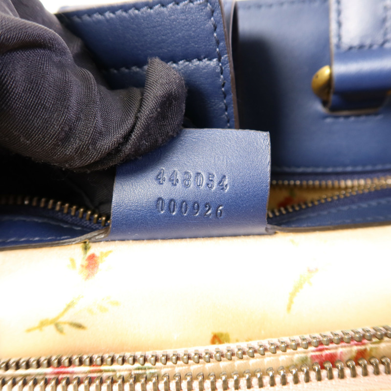 GUCCI 牛仔布Marmont Matelasse金扣手挽肩背兩用袋-7