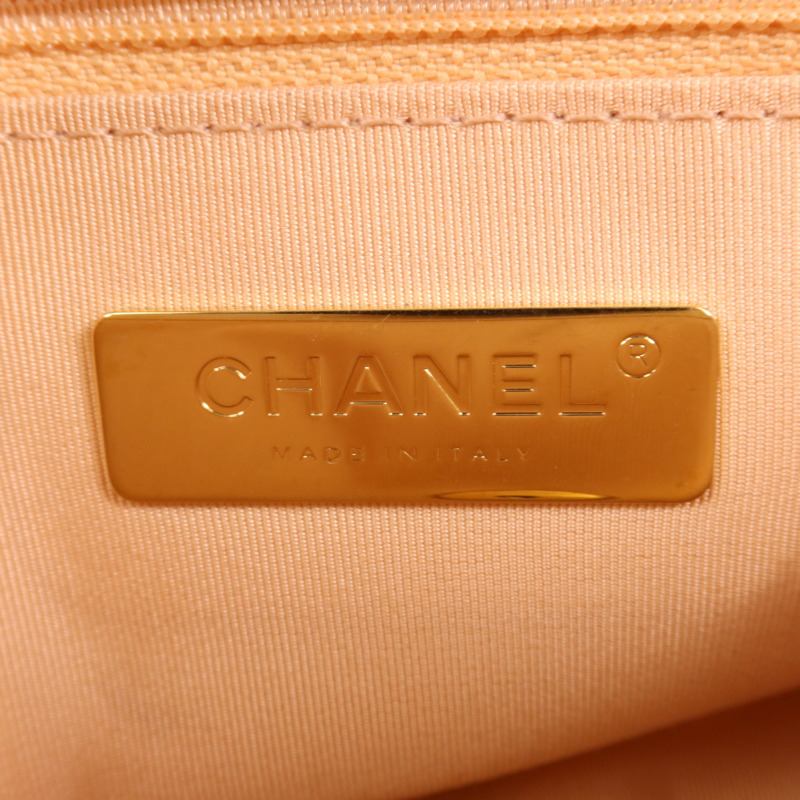 CHANEL 羊皮皮革Chanel 19 Small手挽肩背兩用袋-5
