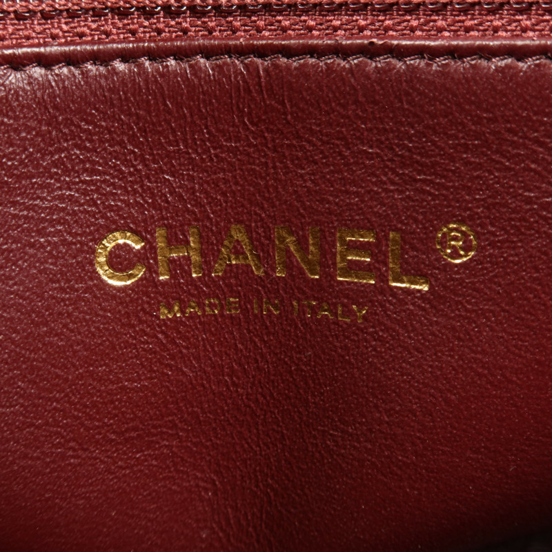 CHANEL 牛皮皮革Coco Mark Quilted Flap金扣鏈帶肩背袋-5