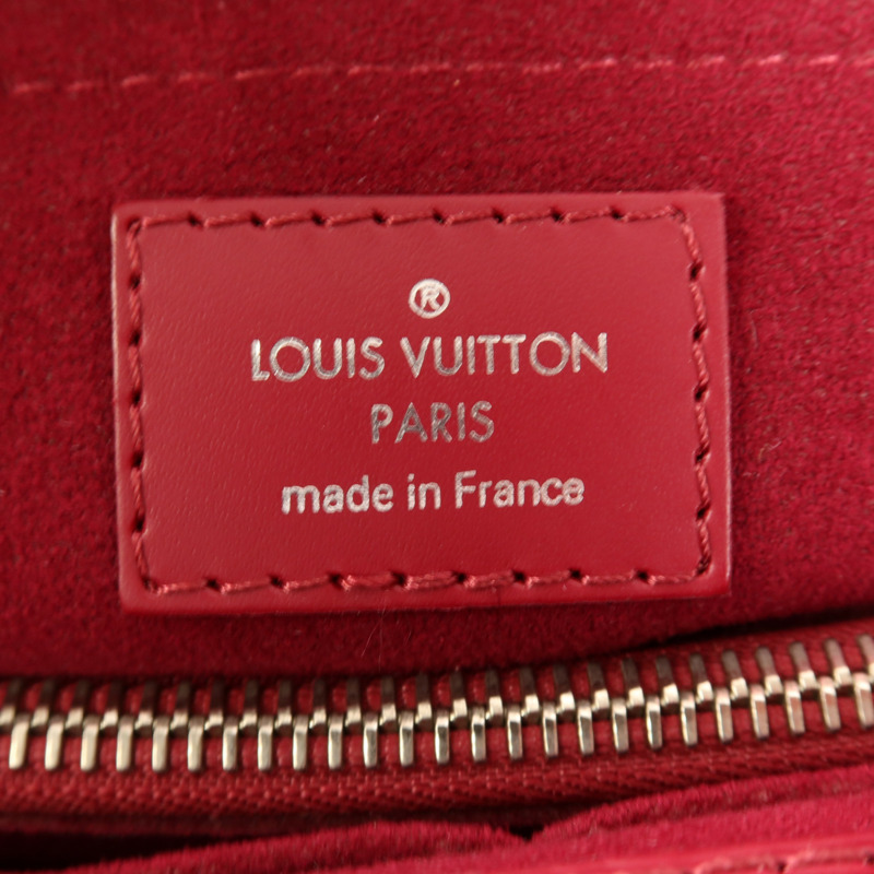 LOUIS VUITTON Epi Marly MM銀扣手挽肩背兩用袋-5