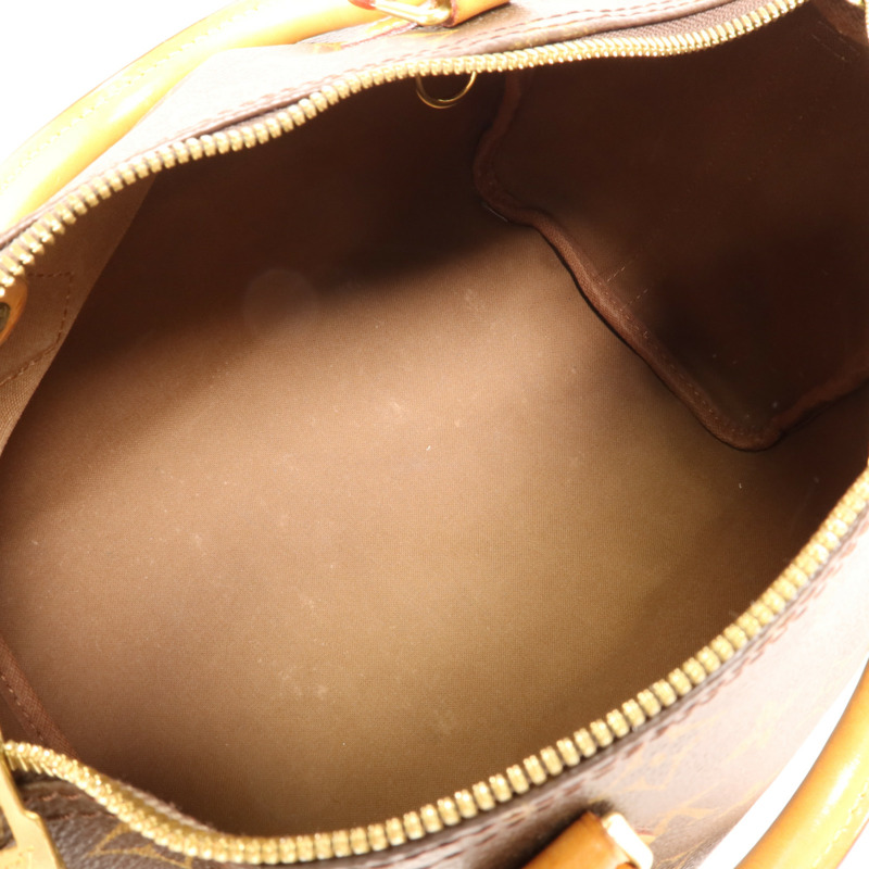 LOUIS VUITTON Monogram Speedy Bandouliere 30金扣手挽肩背兩用袋-4