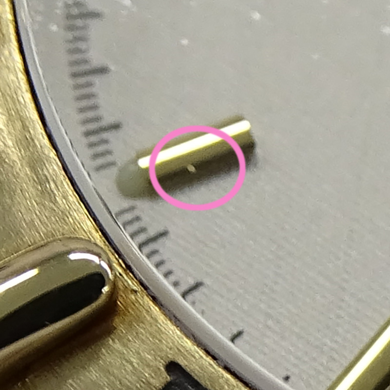 歐米茄星座系列 1312.30 男士腕錶,日期顯示,石英,QZ,不鏽鋼,金質,黃色半條形,拋光-15