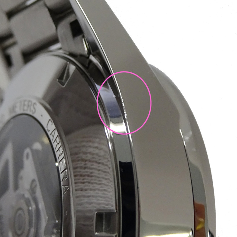 泰格豪雅 Carrera CV2A1R BA0799 男錶,Caliber 16 自動計時碼錶,不鏽鋼,銀色/黑色,拋光背面-11