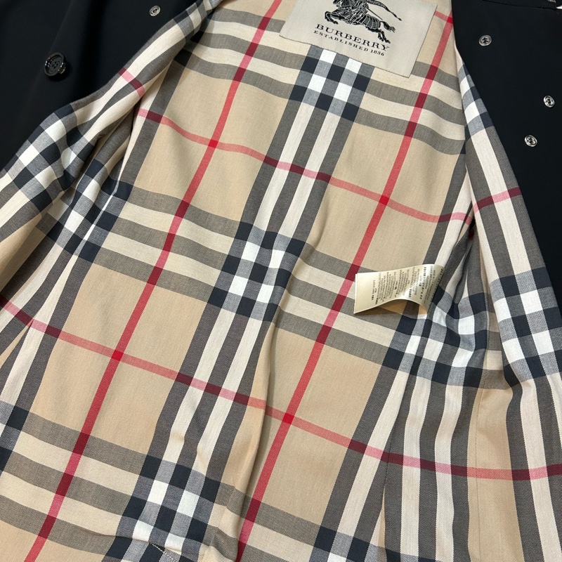 BURBERRY英國黑色風衣UK8-10