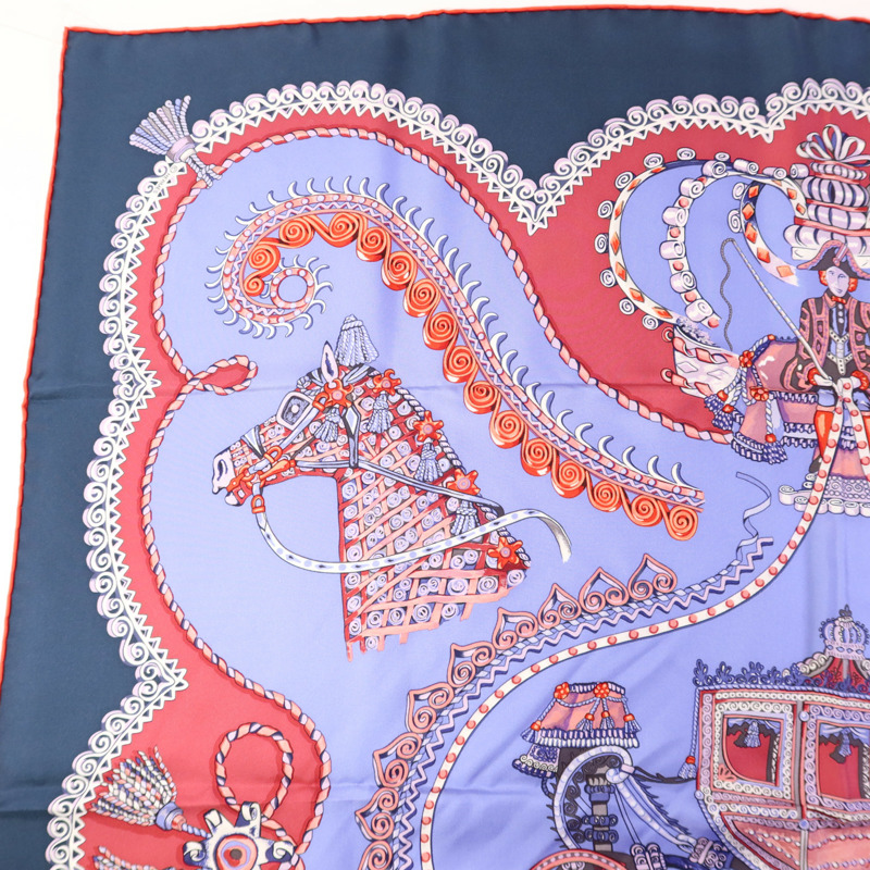 HERMES 絲質Scarf 90X90絲巾-2