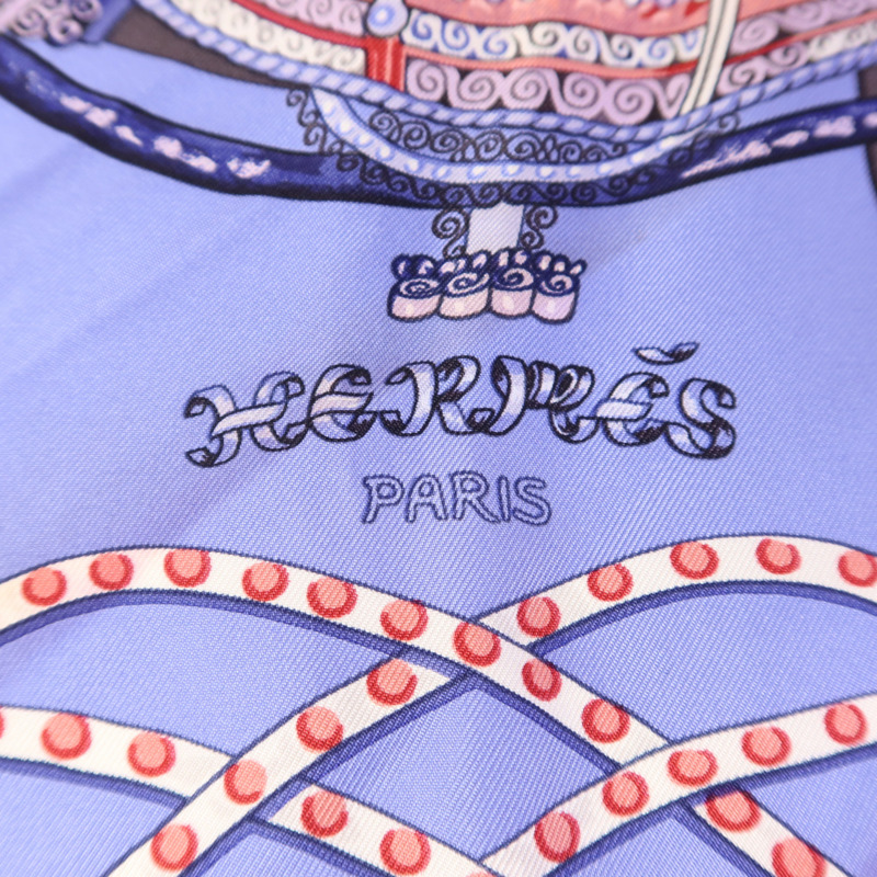 HERMES 絲質Scarf 90X90絲巾-6
