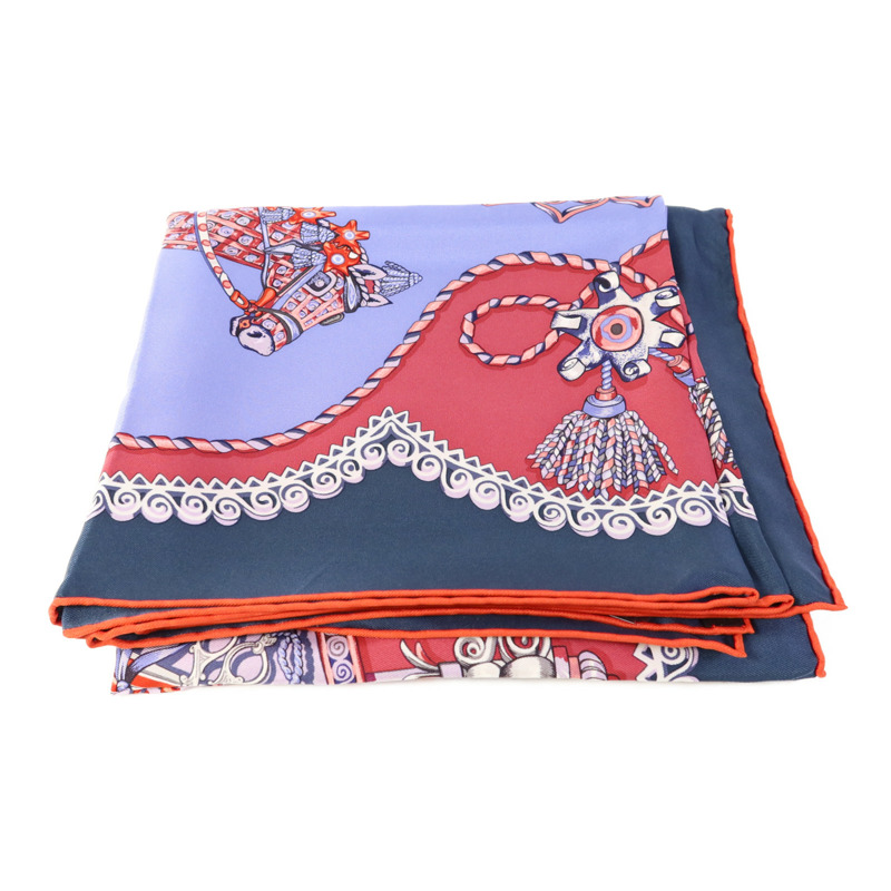 HERMES 絲質Scarf 90X90絲巾-12
