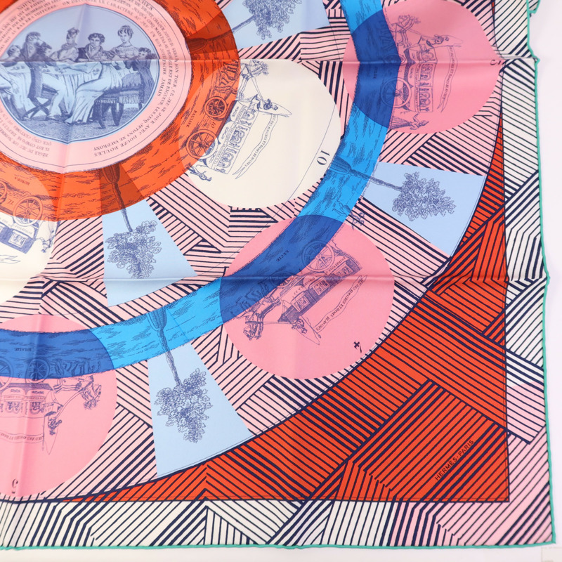 HERMES 絲質Scarf 90X90絲巾-4