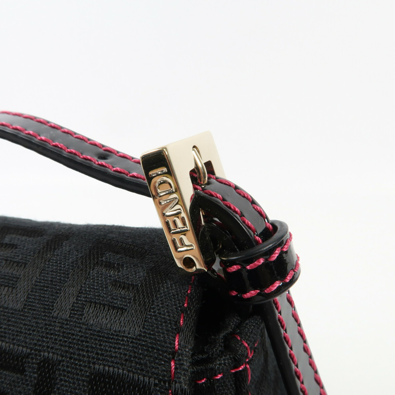 FENDI 帆布Hand Bag金扣手挽袋-9