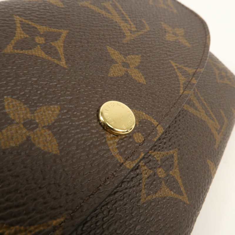 LOUIS VUITTON Monogram Emilie Wallet金扣長錢包-8