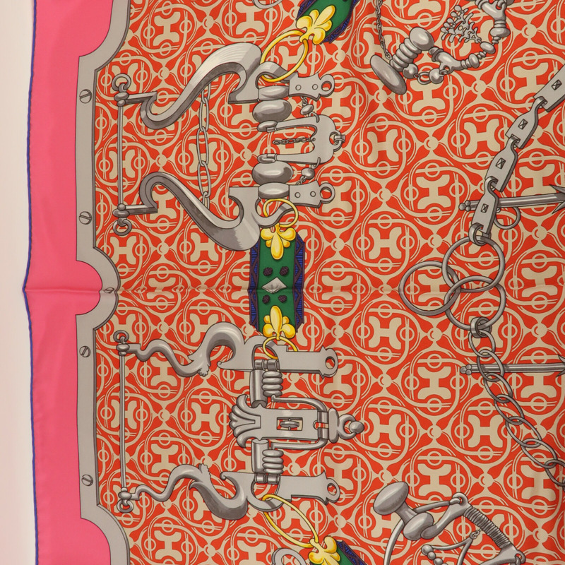 HERMES 絲質Scarf 135X135絲巾-4