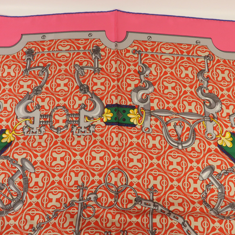 HERMES 絲質Scarf 135X135絲巾-7