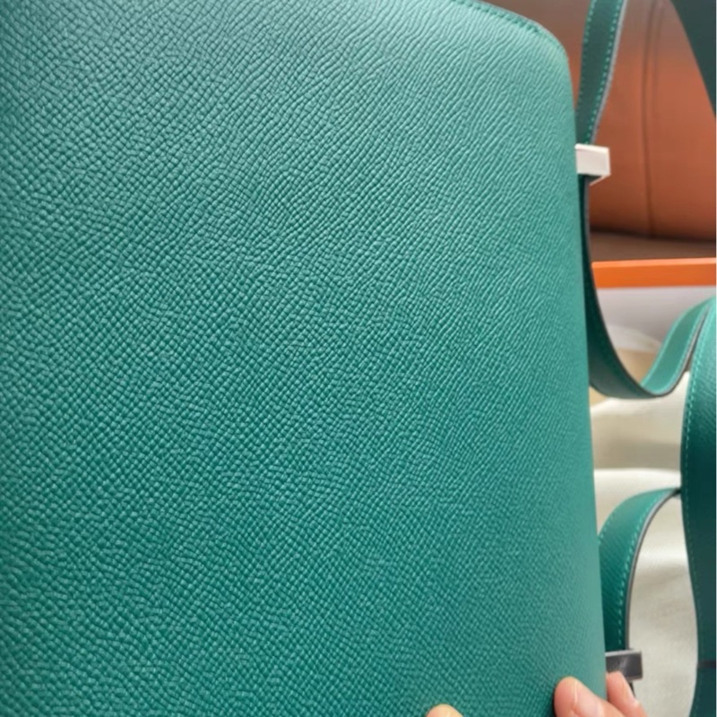 Hermes Constance 24 孔雀綠 銀扣 Z刻-7