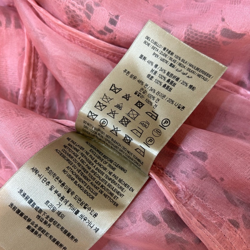 BURBERRY英國粉色蕾絲風衣UK10-14