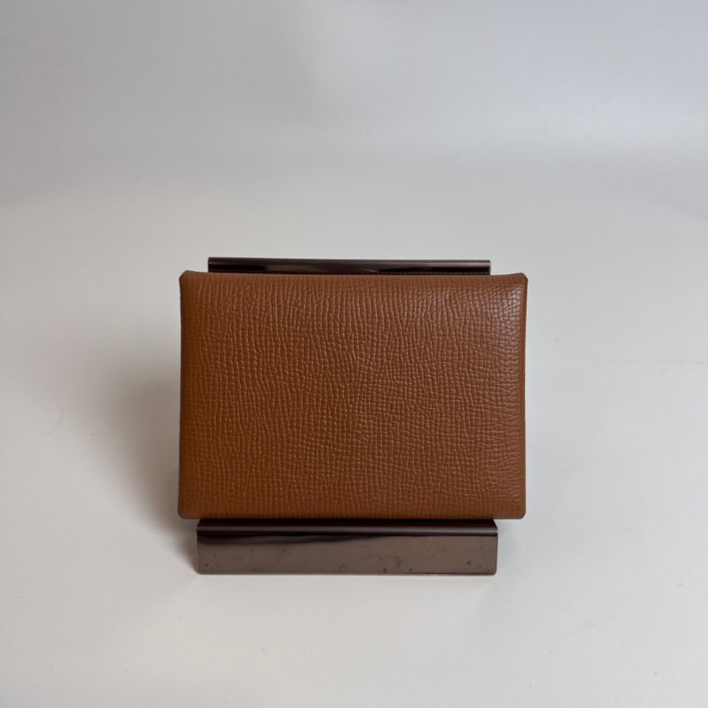 HERMES U刻 金棕拚氣泡綠CALVI DUO-0