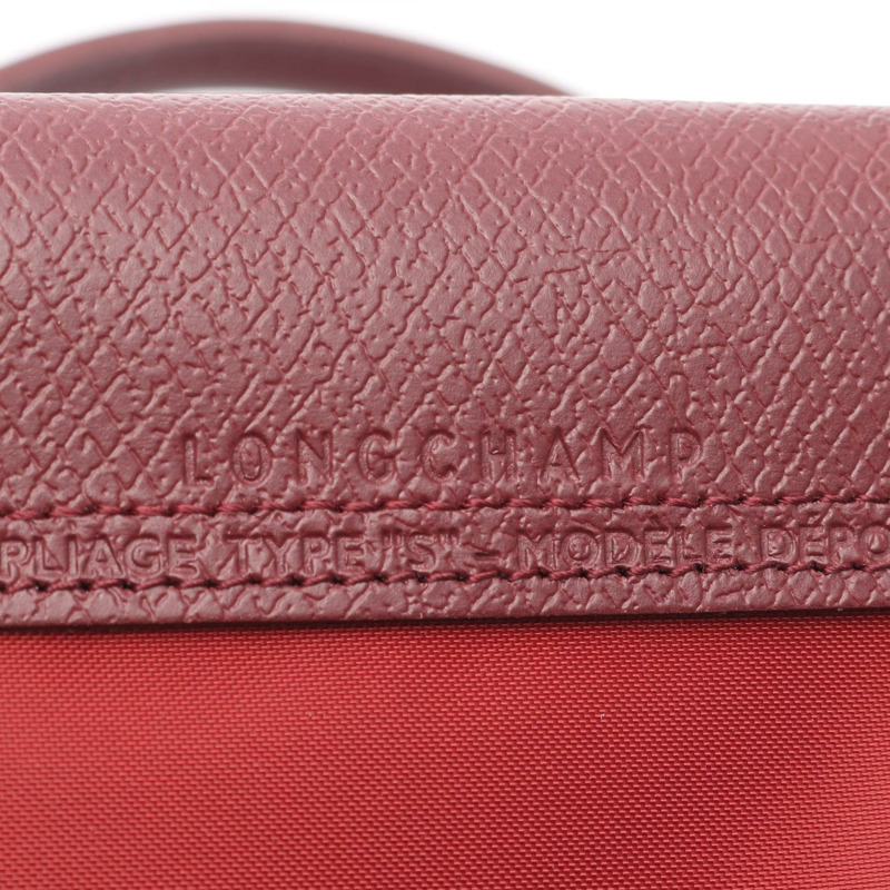 Longchamp Le Pliage 綠色 S 托特包 L1621919P98 帆布皮革波爾多新款女款-3