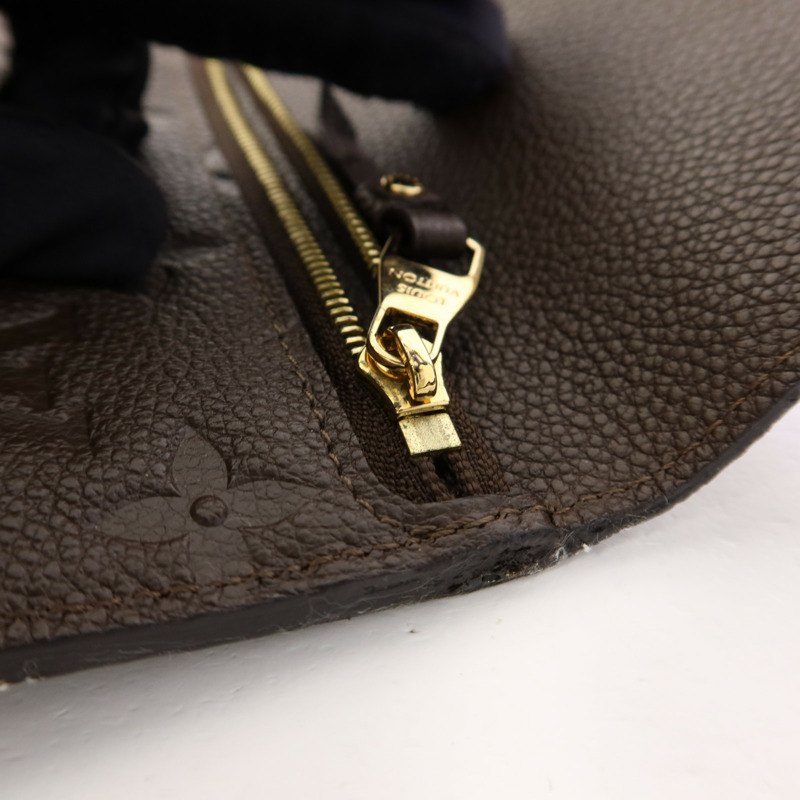 LOUIS VUITTON Monogram Empreinte Compact Curieuse Trifold Wallet金扣錢包-9