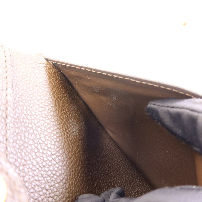 LOUIS VUITTON Monogram Empreinte Compact Curieuse Trifold Wallet金扣錢包-15