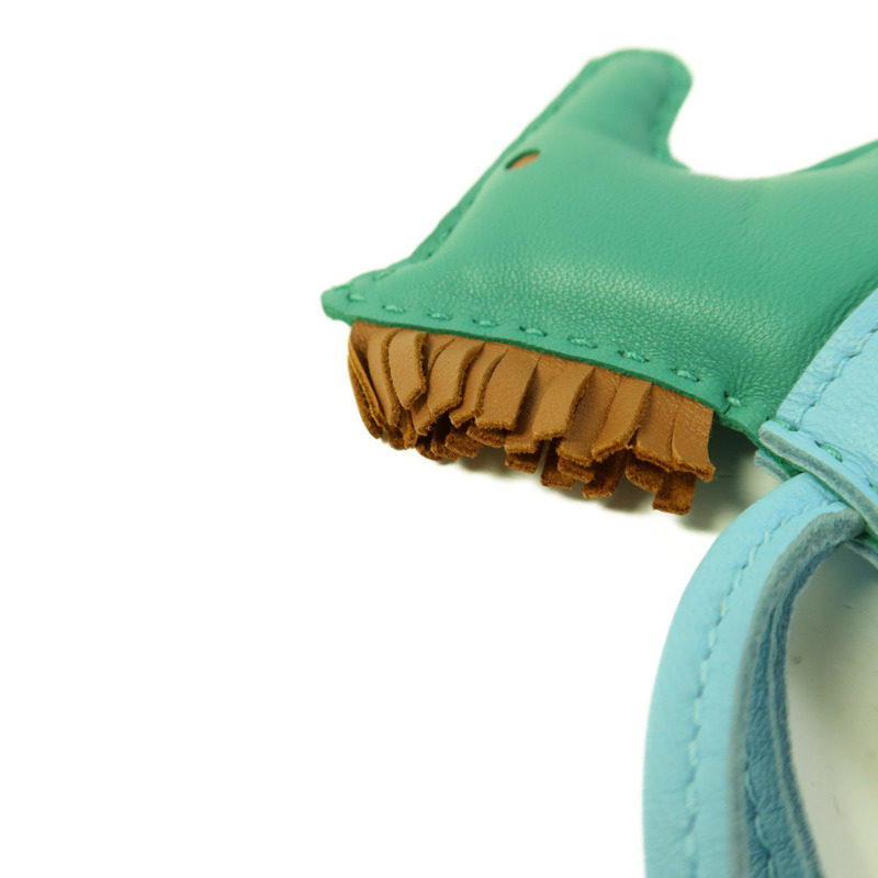 HERMES Milo皮革Rodeo MM掛飾-3