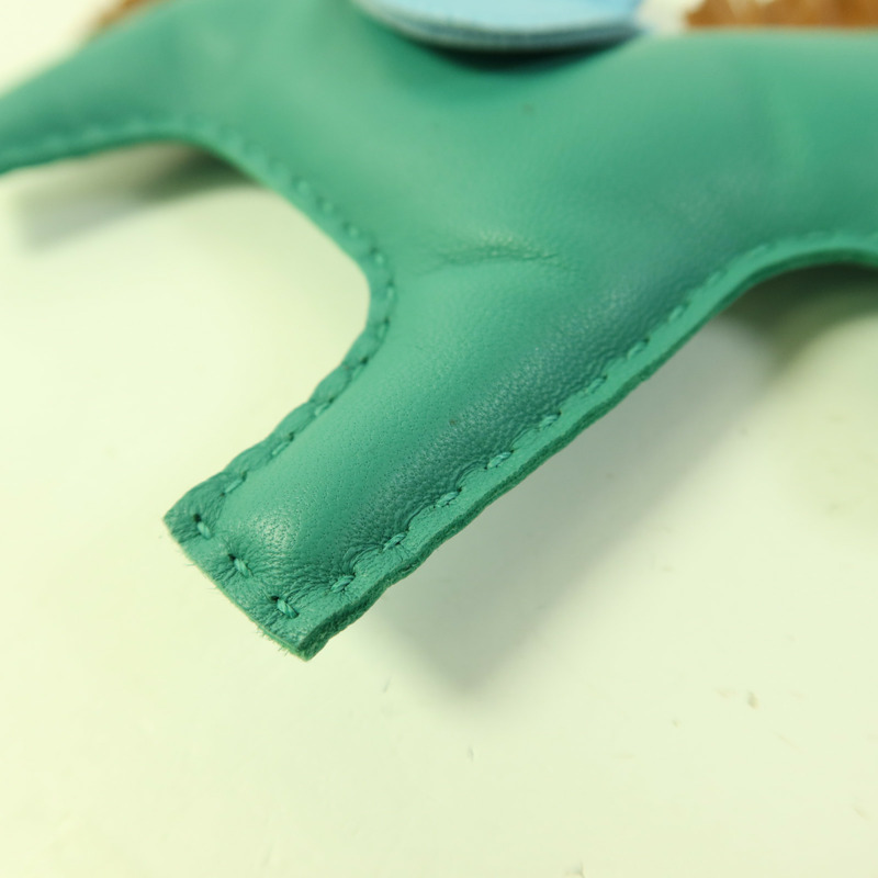 HERMES Milo皮革Rodeo MM掛飾-9
