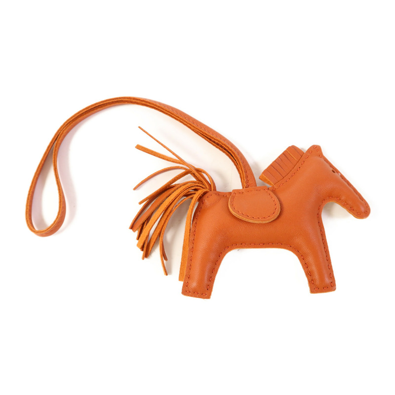 HERMES Milo皮革Rodeo PM掛飾-1