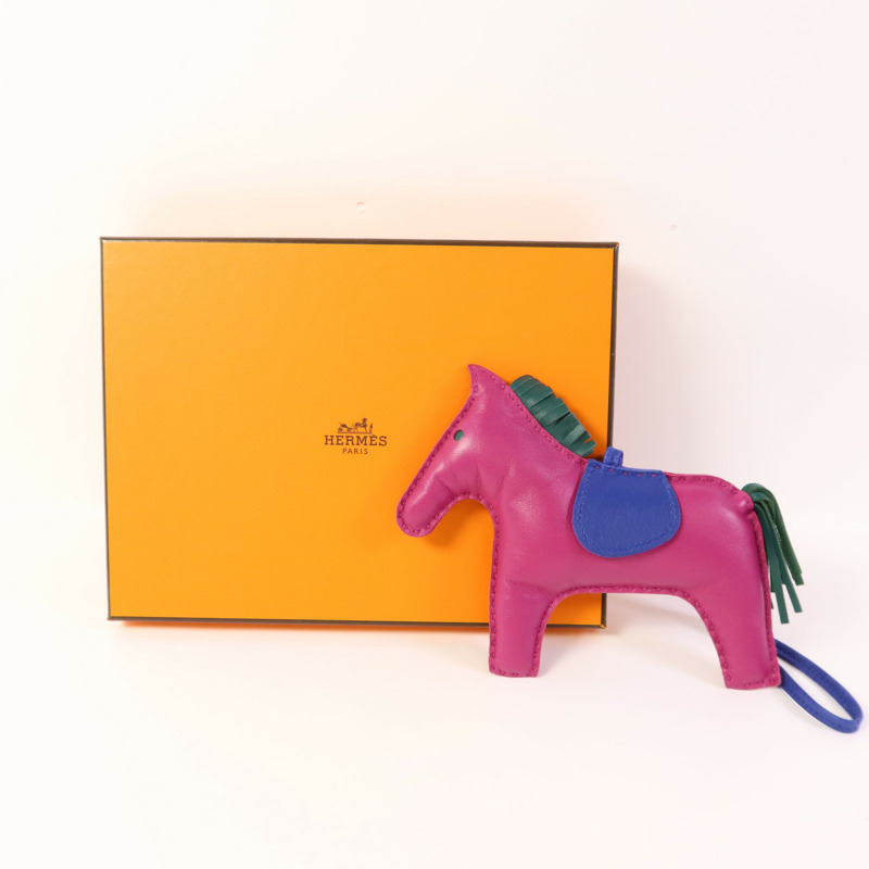 HERMES Milo皮革Rodeo GM掛飾-9