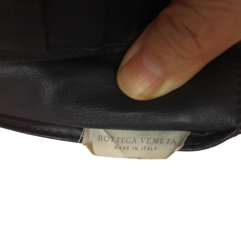 Bottega Veneta 經典深藍色 Intrecciato 編織皮革中夾|型號 114073 V0013|義大利-16