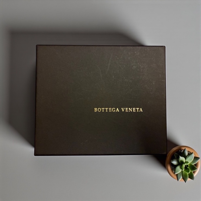 Bottega Veneta 經典深藍色 Intrecciato 編織皮革中夾|型號 114073 V0013|義大利-0