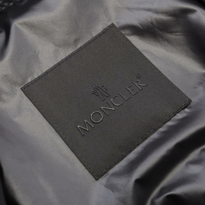 MONCLER AUXONNE 連帽夾克 聚酯纖維 黑色 1 碼 二手男式-2