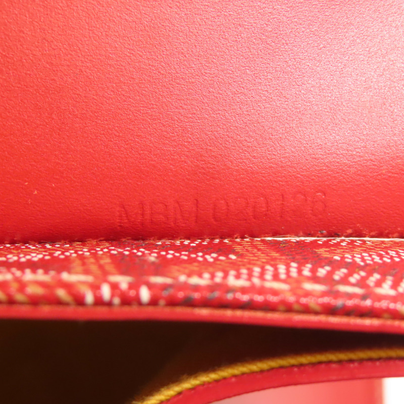 GOYARD 塗層帆布/皮革Saigon PM Handbag銀扣手挽袋-6
