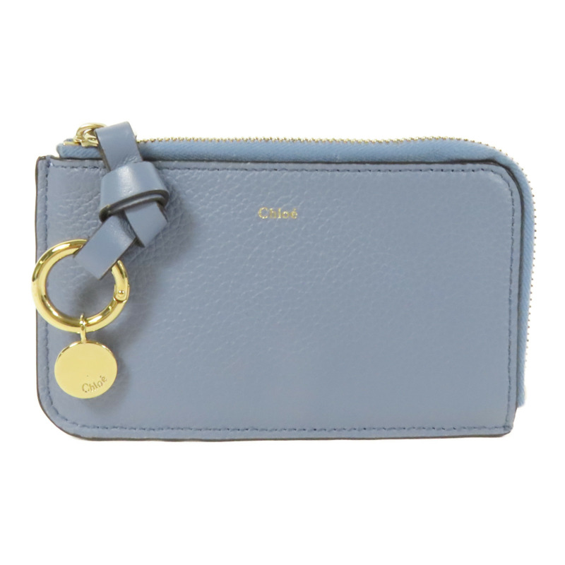 Chloe 牛皮皮革Card Case金扣卡片套-0