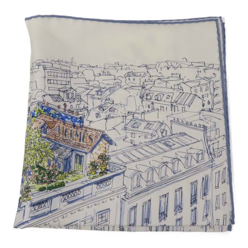 HERMES 絲質Scarf 40x40絲巾-3