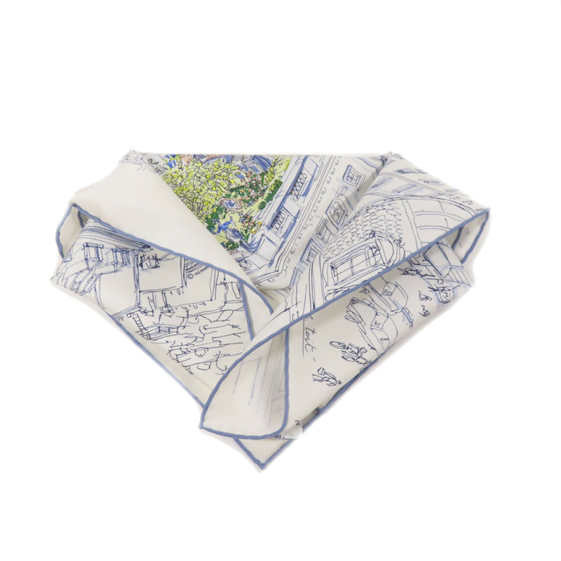 HERMES 絲質Scarf 40x40絲巾-9