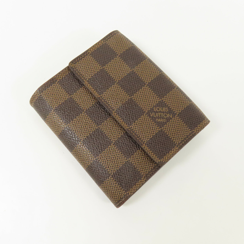 LOUIS VUITTON Damier Portefeuille Elise Wallet金扣錢包-5