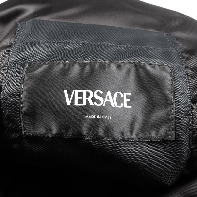 VERSACE CITY LIGHTS 夾克 10125841A090865X000 尼龍黑 #52 全新男式-2