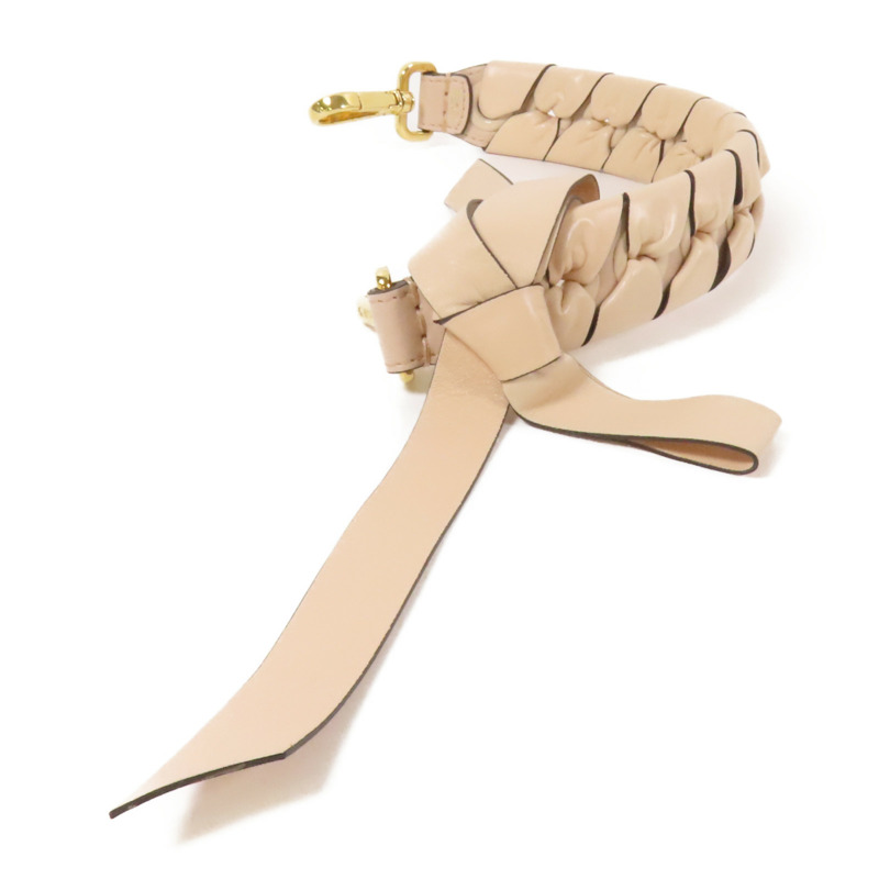 FENDI 牛皮皮革Strap金扣手提帶-2